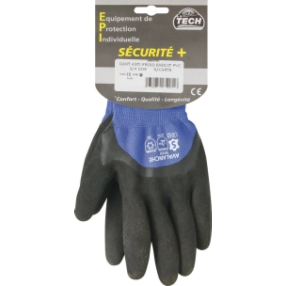 GANT ANTI FROID ENDUIT PVC 3/4 DOS T11 S - NOWEAR - 65185