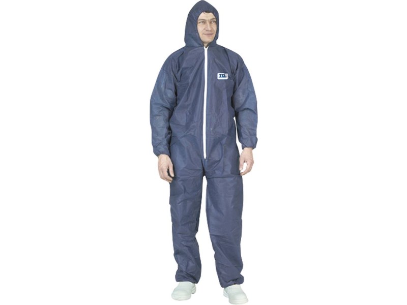 COMBINAISON DE PROTECTION JETABLE SPP AVEC CAPUCHE 50G/M² BLEU XL - - 65511