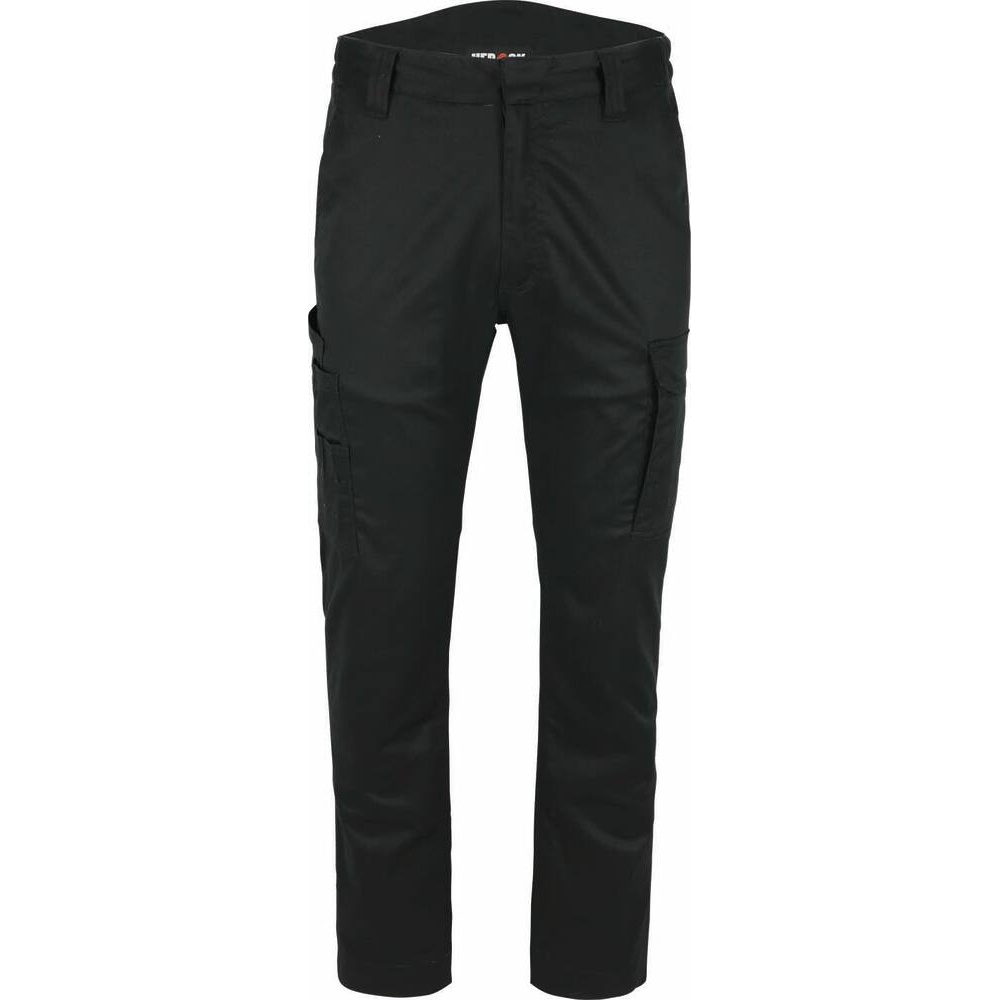 PANTALON MULTIPOCHES DEPERLANT STRETCH NOIR - HEROCK