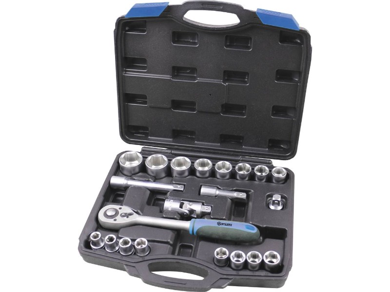 COFFRET DE 21 PCS - DOUILLES 1/2
