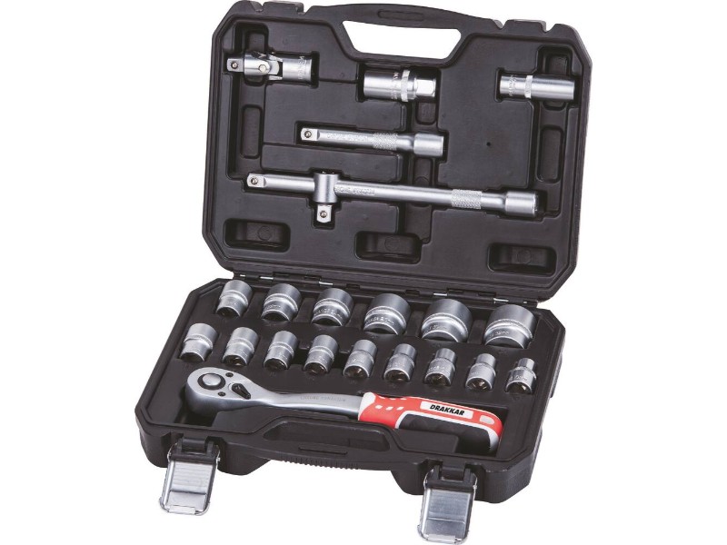 COFFRET DE 22 PCS - DOUILLES 1/2