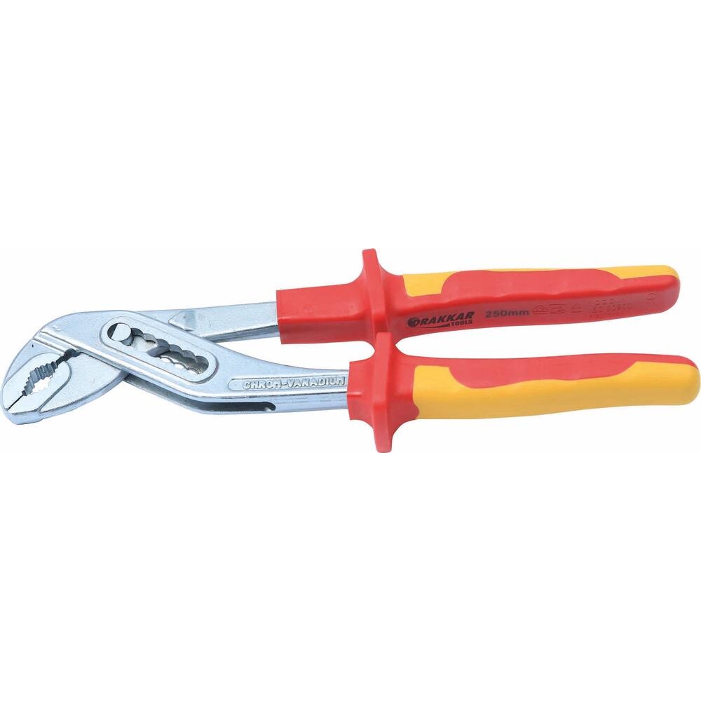 Pince multiprise entrepassée 250mm isolée 1000V - DRAKKAR TOOLS - 69784