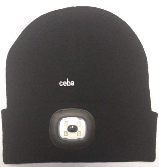 BONNET AVEC LAMPE FRONTALE LED CEBA - BONNETLED