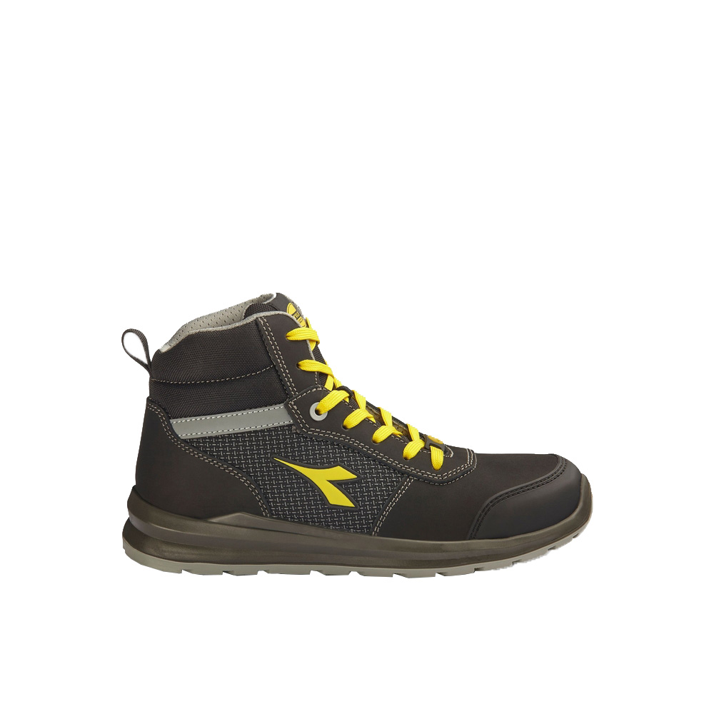 Chaussures de sécurité semi-montantes SPEEDY MID S3S FO SR SC ESD MF noir - Diadora - 18238680013