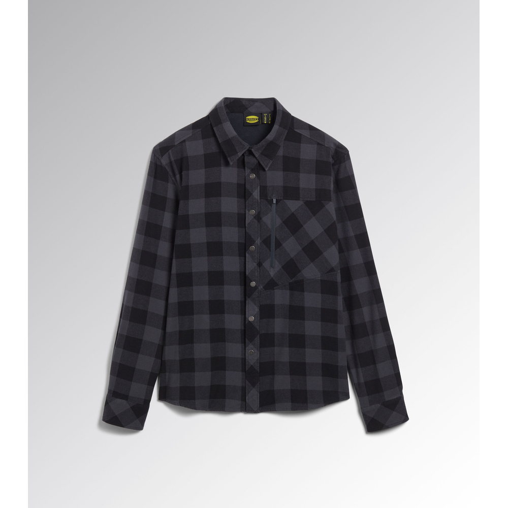 Chemise de travail noir SHIRT CHECK CORTINA - Diadora - 179456C0002