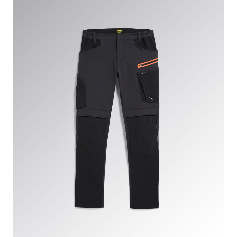 Pantalon de travail gris foncé/noir HYBRID PERFORMANCE - Diadora - 179838C8817