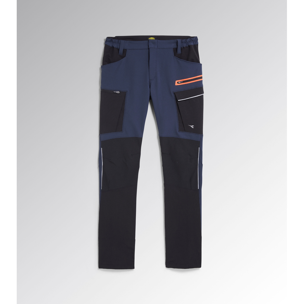 Pantalon de travail bleu marine/noir HYBRID CARGO - Diadora - 179839C4725