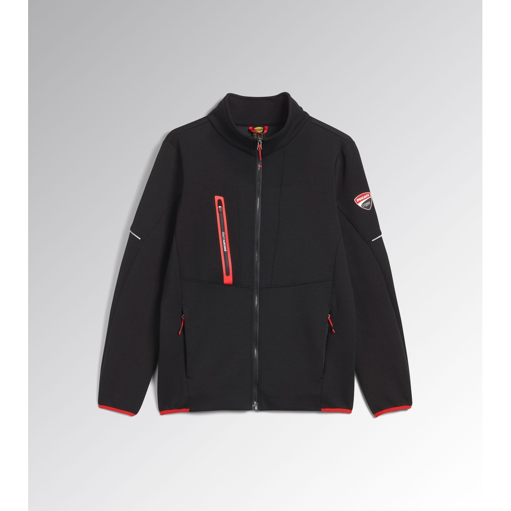 Sweat-shirt de travail noir Utility x Ducati Corse MOTOR DUCATI - Diadora - 18180680013