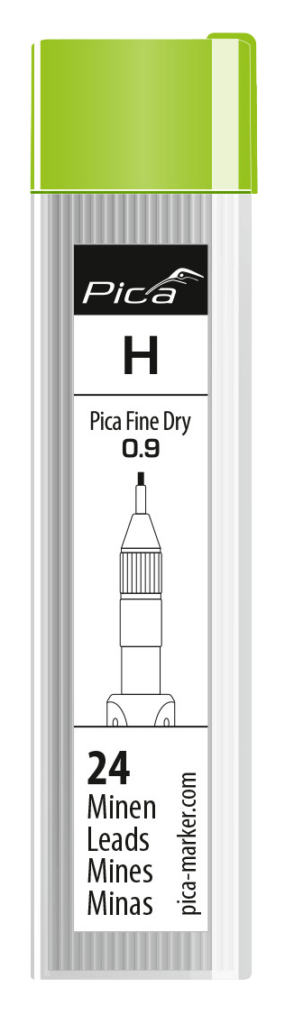 RECHARGE MINES 0,9MM H PICA FINE DRY - 7050