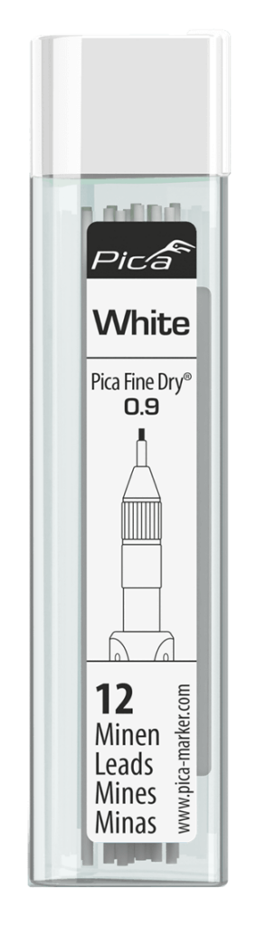 RECHARGE MINES 0,9MM BLANCHES PICA FINE DRY - 7032