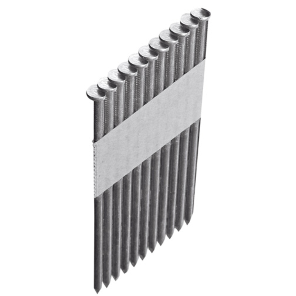 Clous à  tête en D 34° 3.1x75 mm annelée galvanisé chaud - Lot de 2500 - HIKOKI - 705459