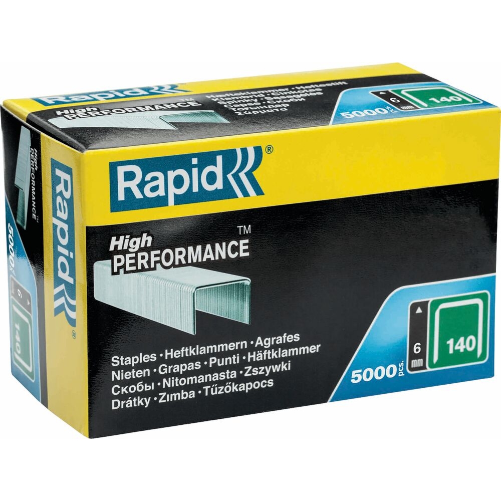 Agrafes galva 140/06mm - boîte de 5000pcs - RAPID - 70730