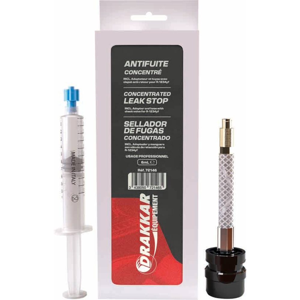 Stop fuite climatisation concentré pour R1234YF seringue - DRAKKAR EQUIPEMENT - 72146