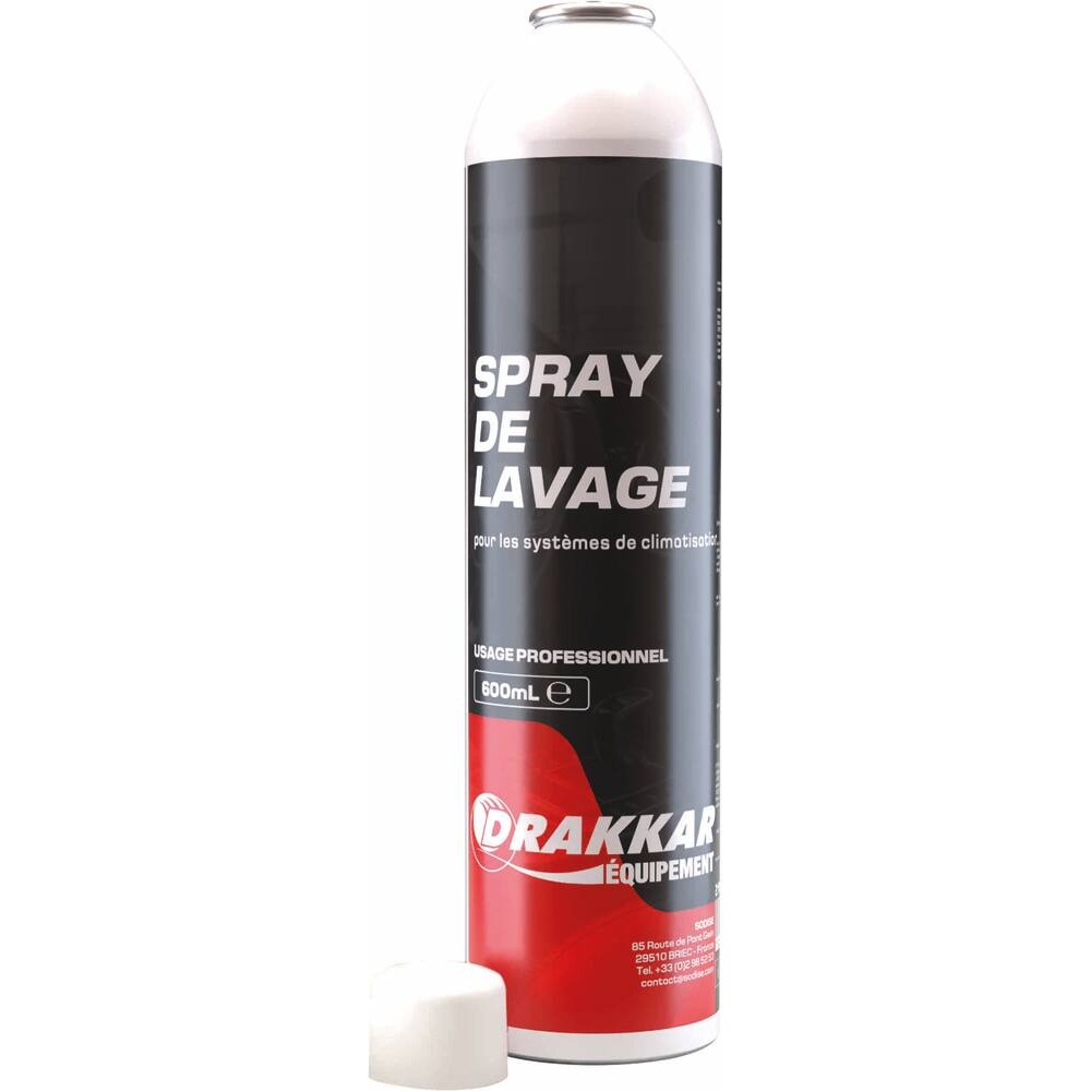 Aérosol nettoyant circuit clim 600ml - DRAKKAR EQUIPEMENT - 72162