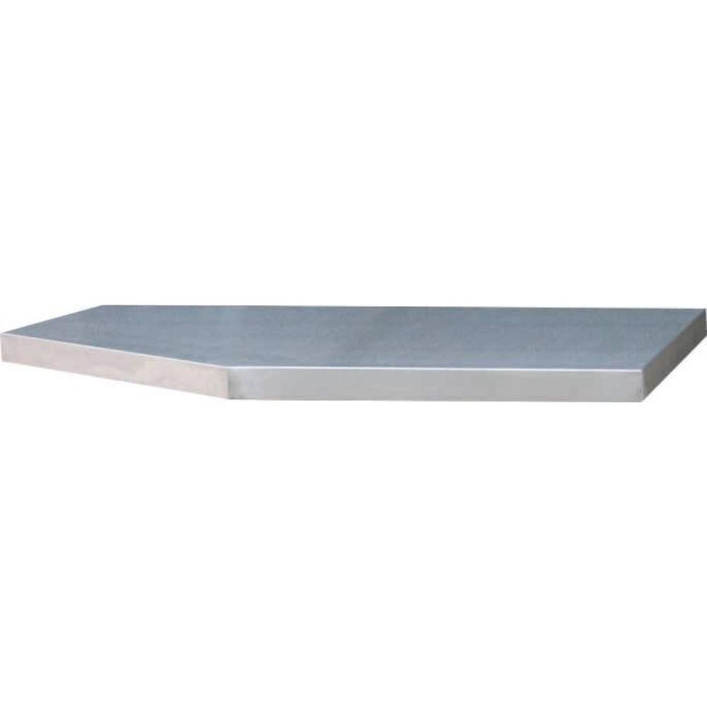 PLAN DE TRAVAIL INOXYDABLE POUR MEUBLE D'ANGLE BAS - DRAKKAR EQUIPEMENT - 72648