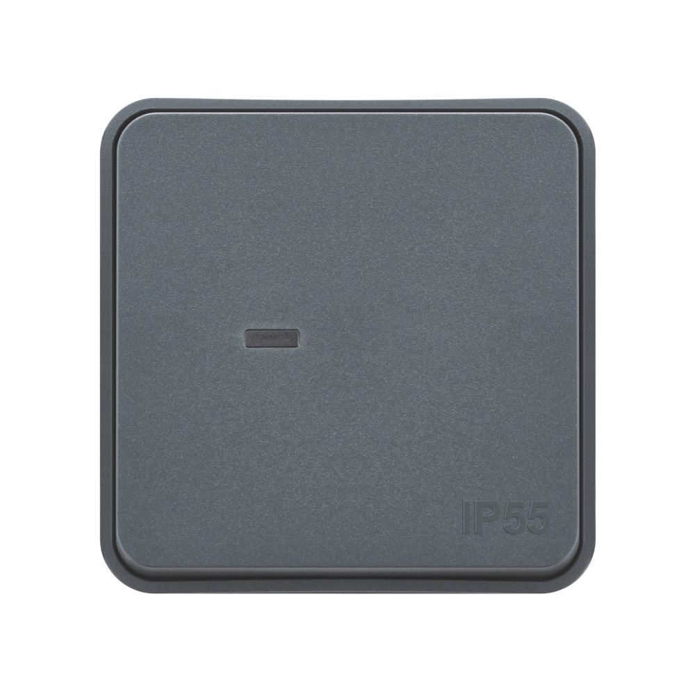 CYKLONE IP55 POUSSOIR LUMINEUX ANTHRACITE - DEBFLEX - 730428