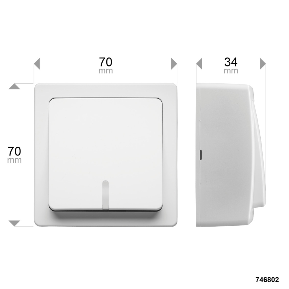 BLOK VA ET VIENT LUMINEUX BLANC - DEBFLEX - 746802