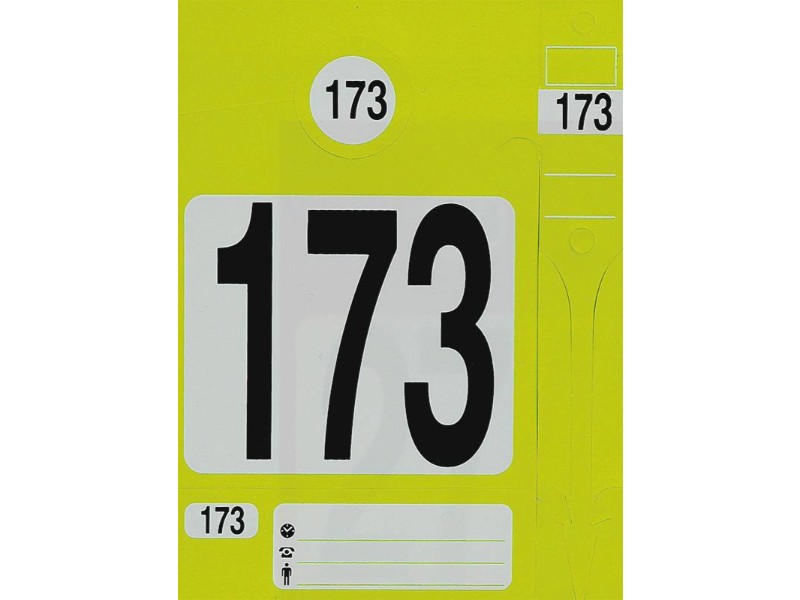 Jeu d'étiquettes et porte EICHNER - 74690