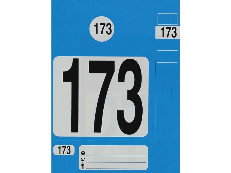 Jeu d'étiquettes et porte EICHNER - 74691