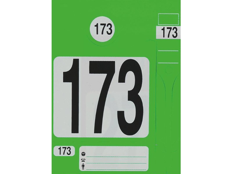 Jeu d'étiquettes et porte EICHNER - 74693