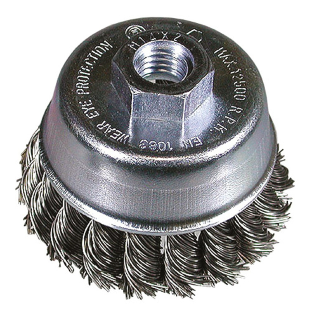 Brosse boisseau 80xM14x0.5 à  fils torsadés - HIKOKI - 751307