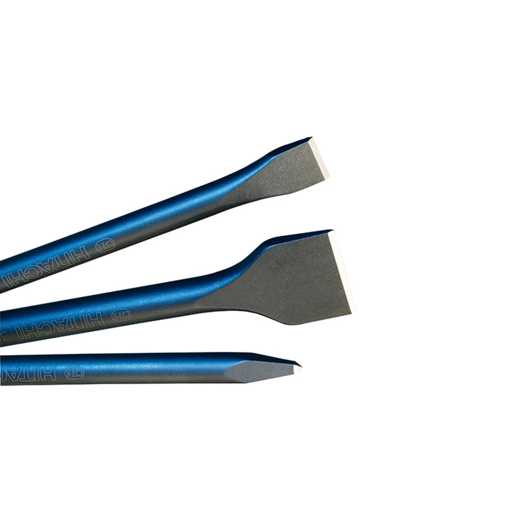 Set de burins SDS+ 250mm (pointe, burin plat et burin large) - HIKOKI - 751589