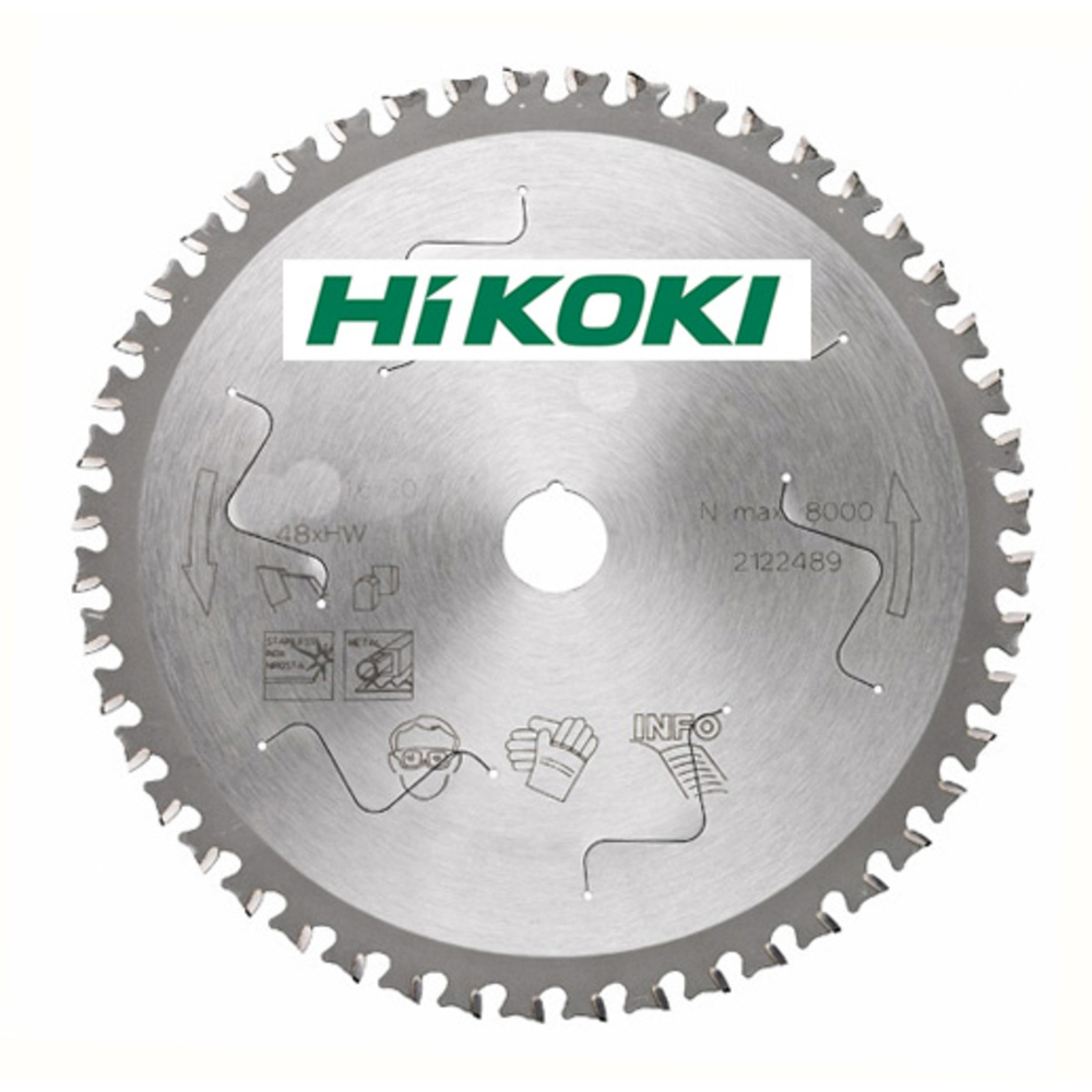 Lame pour scie circulaire aluminium 255 x 30, 60 dents - HIKOKI - 752469