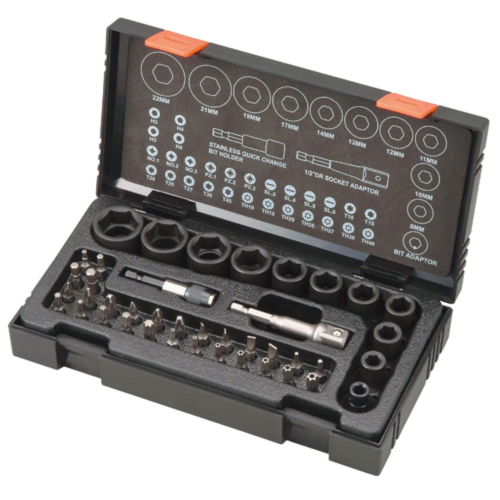 Set d'embouts et douilles - Lot de 41 - HIKOKI - 752500 Set d'embouts et douilles - Lot de 41 - HIKOKI - 752500