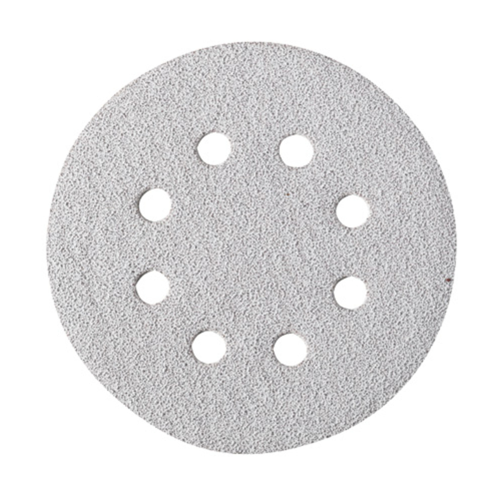 Disque abrasif Ø125 G80 blanc velcro - Lot de 10 - HIKOKI - 753133
