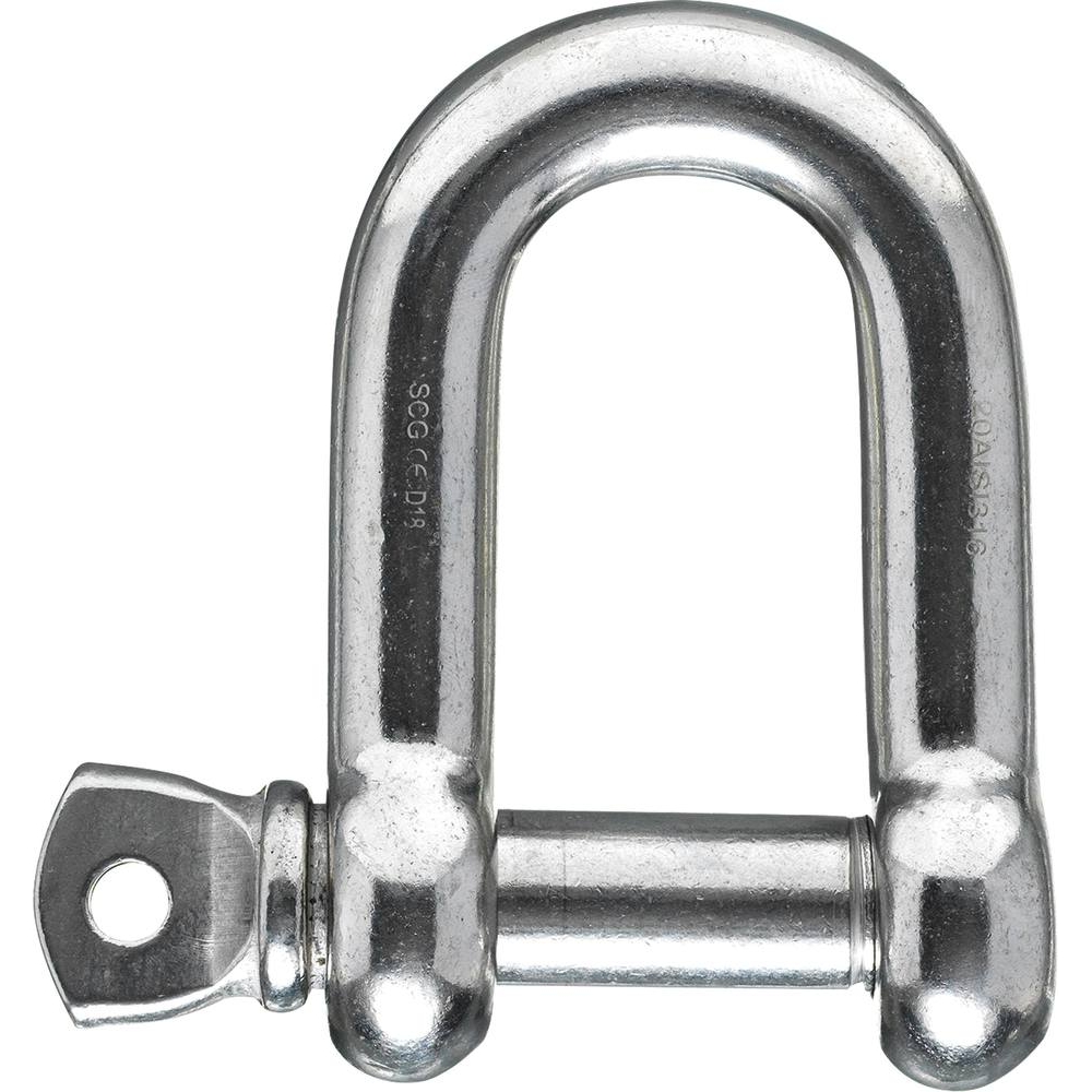 Manille droite en acier inox 8mm - sachet de 2 - KLIPPER - 75578.02