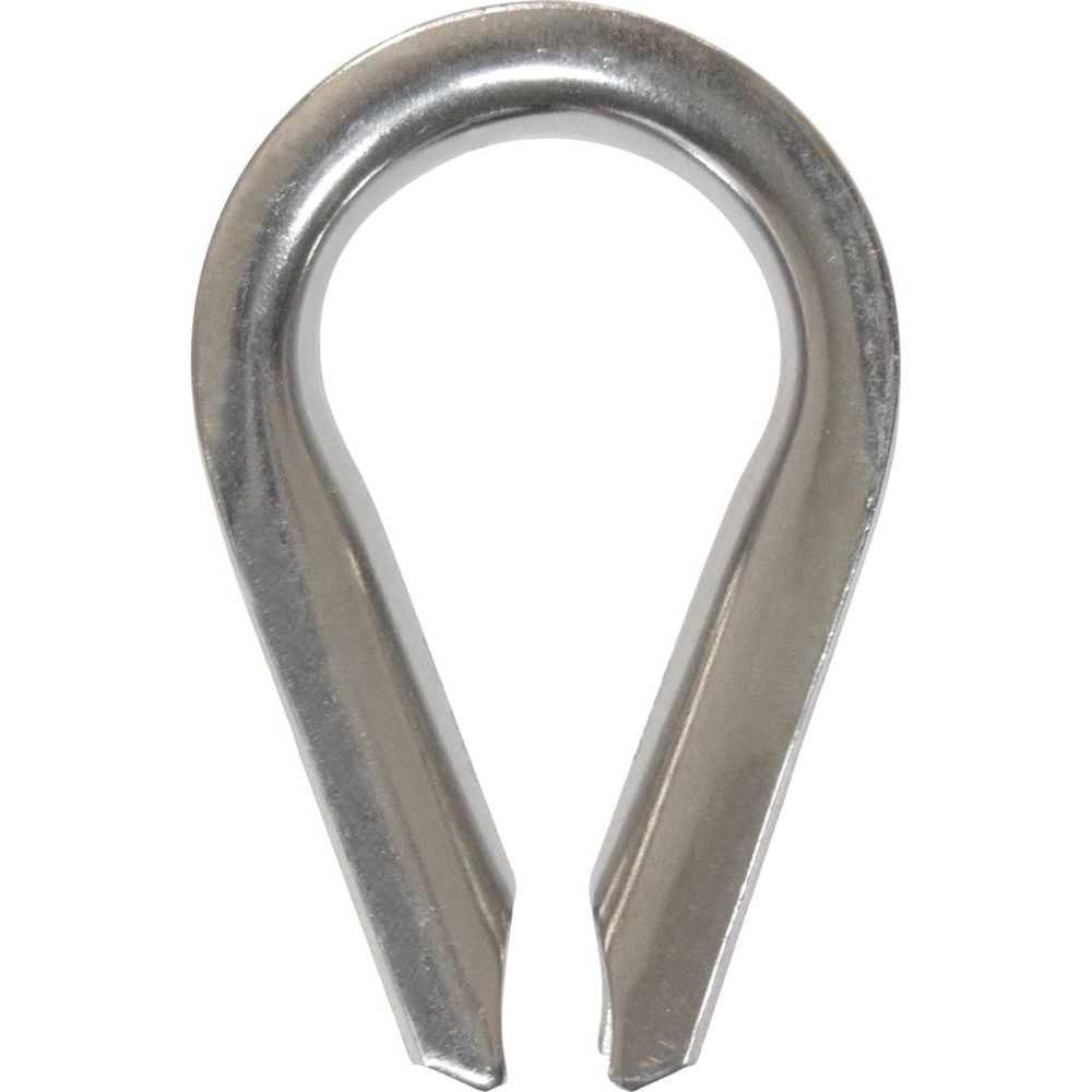 Cosse cœur en acier inox pour câble de 3mm - sachet de 6 - KLIPPER - 75690.06