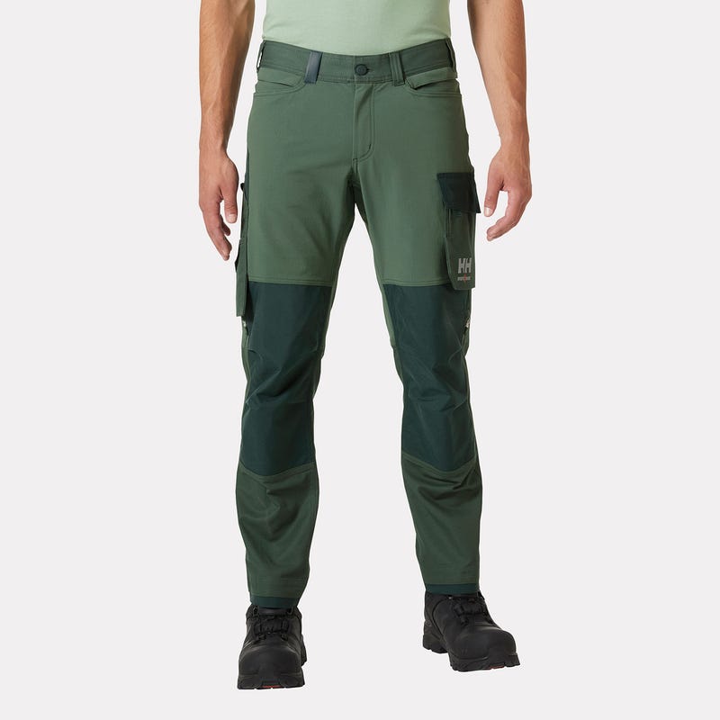 Pantalon Oxford 4X HH Connect vert sapin foncé - HELLY HANSEN - 77395_474