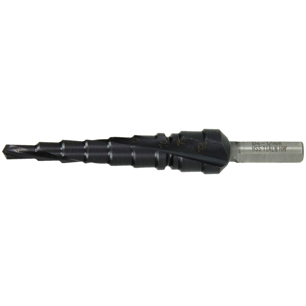 Foret multi-étage HSS TiAlN Ø 4 - 12 MM - HIKOKI - 780101