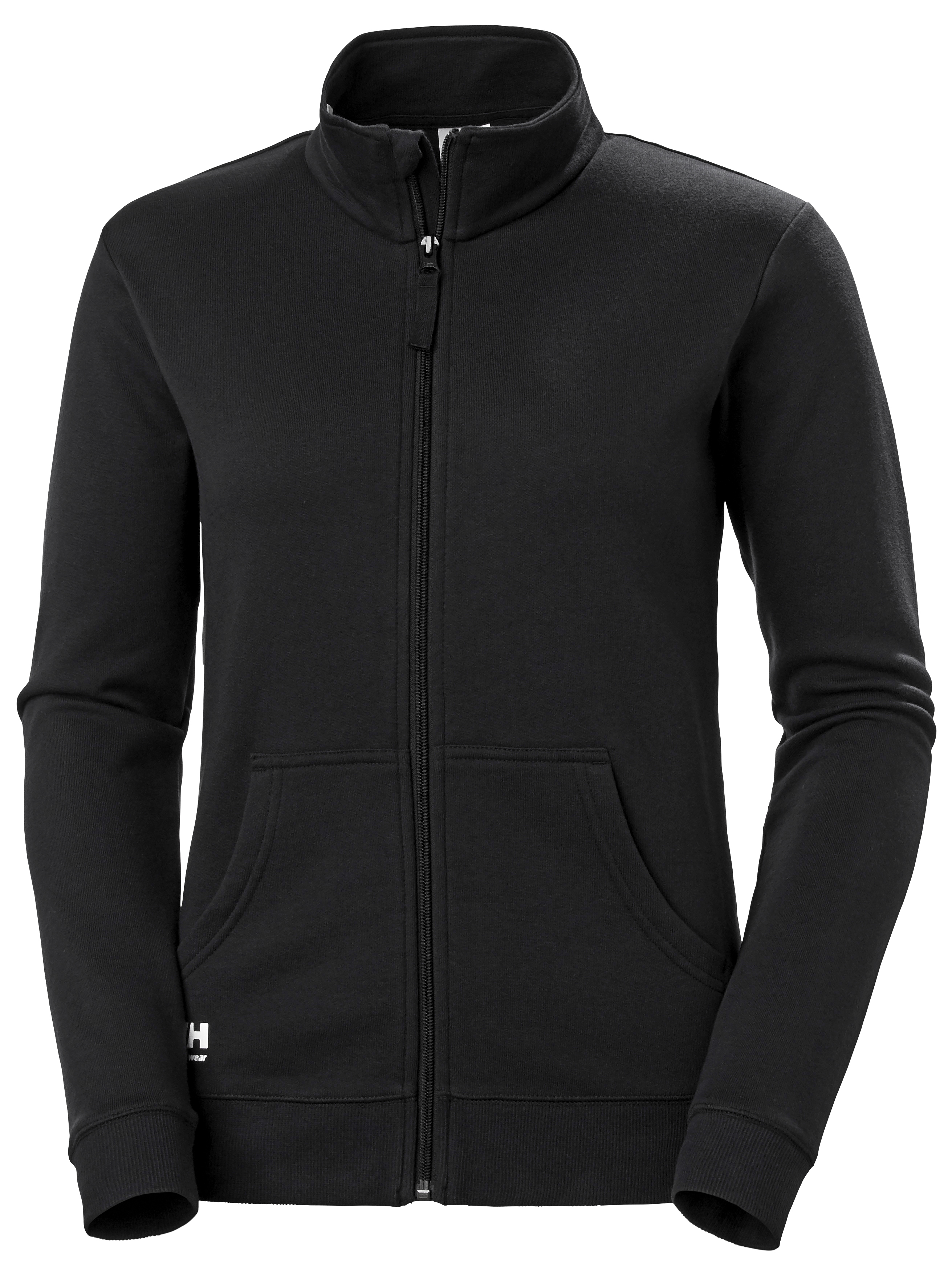Sweatshirt femme zippé Classic noir - HELLY HANSEN - 79321_990