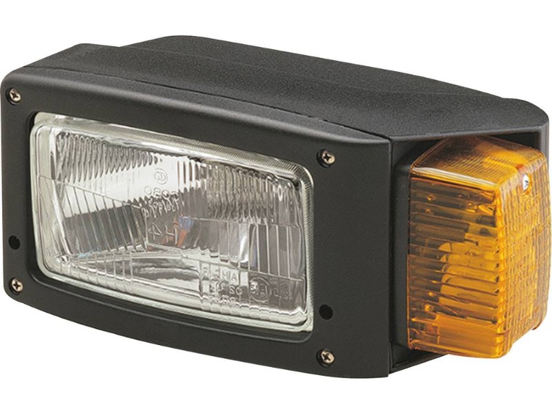 Phare avant de tracteur 3 fonctions avec clignotant fixation inférieure COBO - 79435