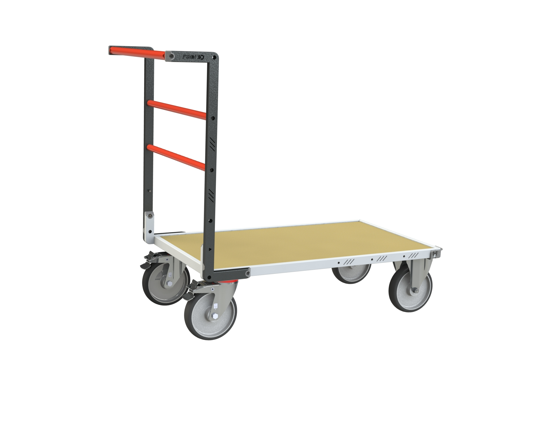 Chariot dossier fixe plateau bois médium 1000x600 mm 600 kg - FIMM - 806722250