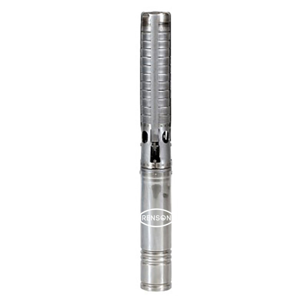 POMPE DE FORAGE 100L/MIN TURB INOX MOT EAU TRIPHASE 4KW - RENSON - 818401
