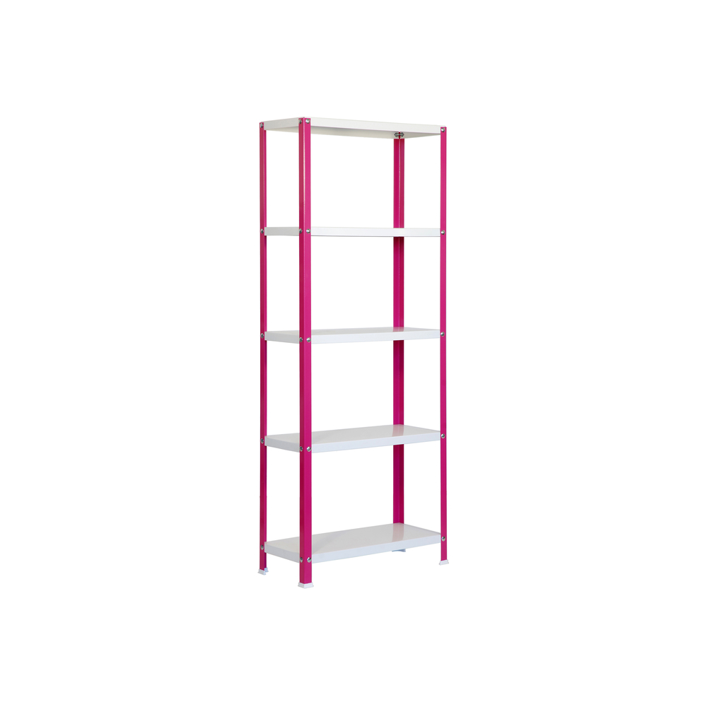 Rayonnage intérieur 1800x1000x400 - 5 niveaux Rose/Blanc - SIMON RACK - 8425437062223