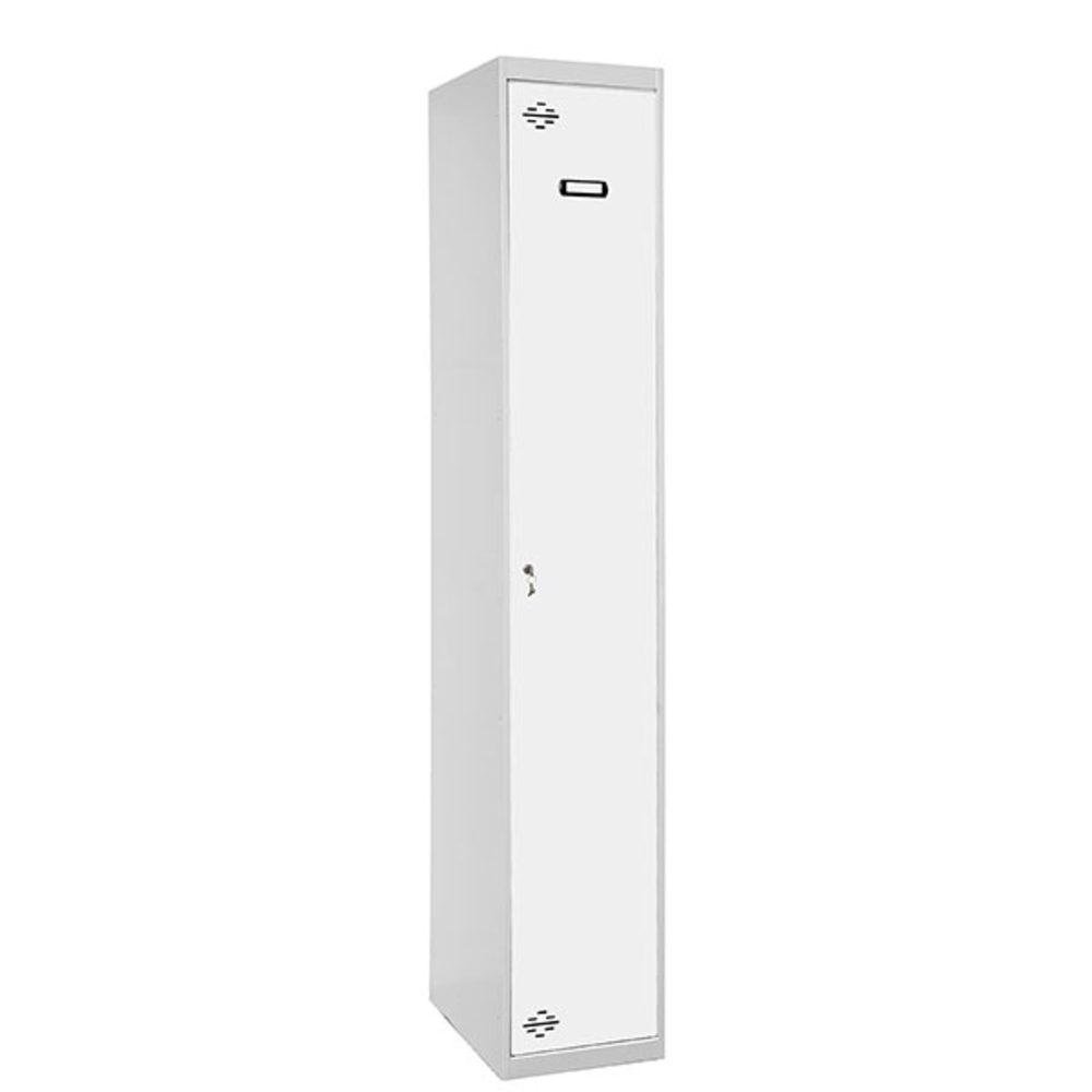 Vestiaire métallique 1800x400x500 - 1 niveau Gris/Bleu - SIMON RACK - 8425437066344