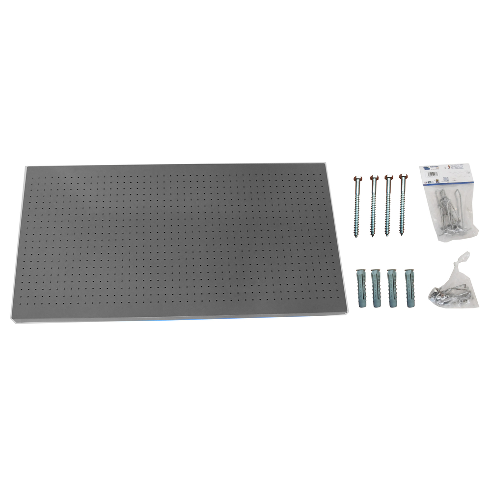 Kit établi mobile Bricolage - 600x1200x35 - 1 niveau Gris - SIMON RACK - 8425437082375