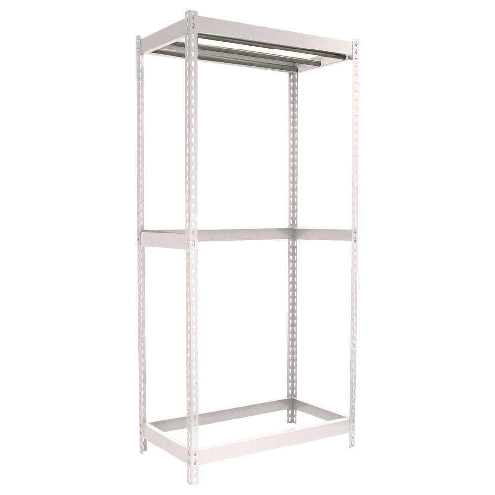 Rayonnage pour vêtements 3000x900x600 - 1 niveau Blanc - SIMON RACK - 8425437093166