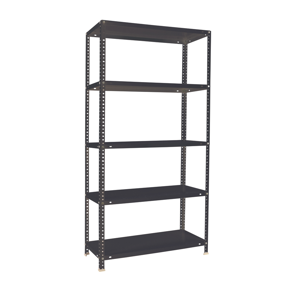Rayonnage métallique léger à vis 1800x900x400 - 5 niveaux Anthracite - SIMON RACK - 8425437096389