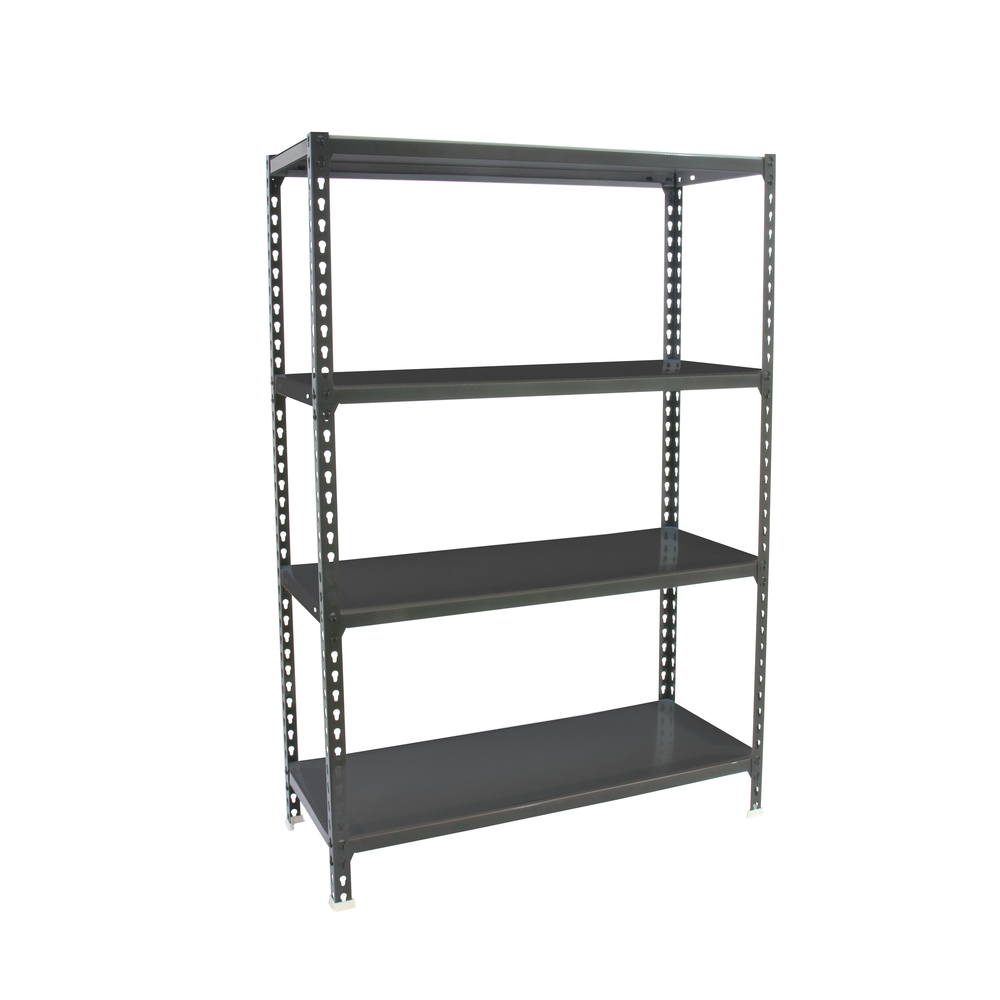 Rayonnage métallique léger sans vis 1500x900x400 - 4 niveaux Anthracite - SIMON RACK - 8425437097652