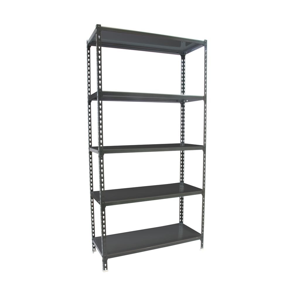 Rayonnage métallique léger sans vis 2000x1000x400 - 5 niveaux Anthracite - SIMON RACK - 8425437098048