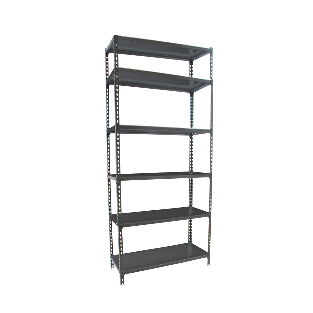 Rayonnage métallique léger sans vis 2500x900x500 - 6 niveaux Anthracite - SIMON RACK - 8425437098468