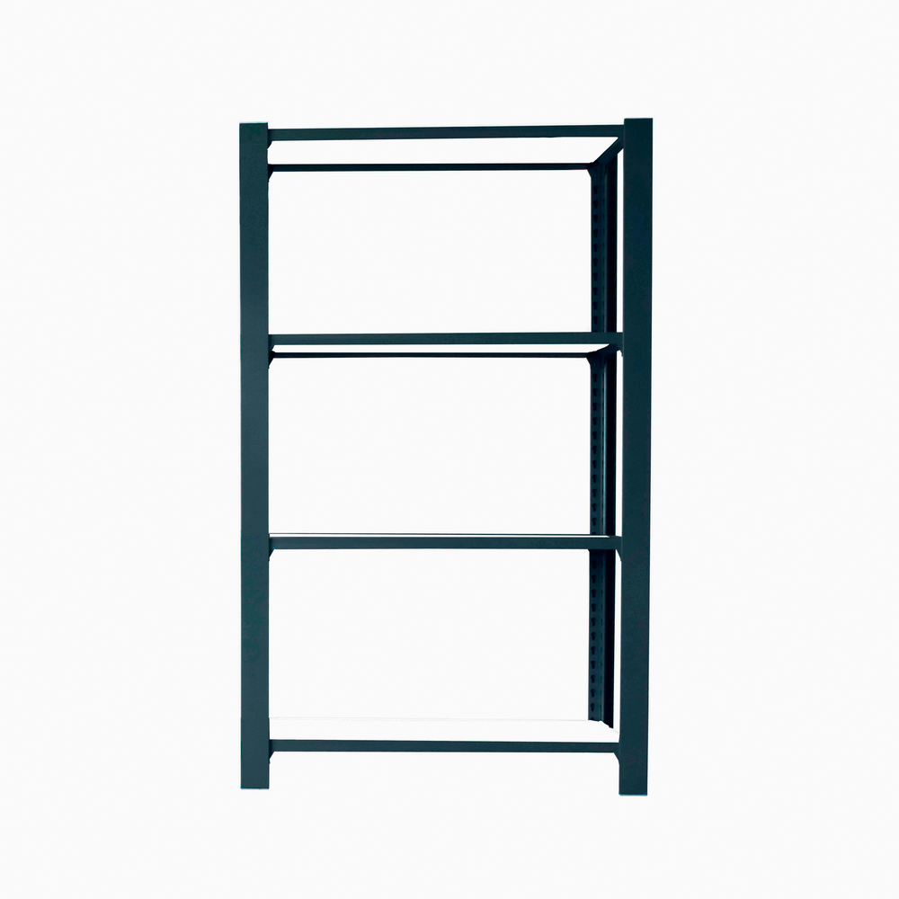 Rayonnage de bureau charge légère sans vis 1500x900x300 - 4 niveaux Anthracite/Blanc - SIMON RACK - 8425437103414