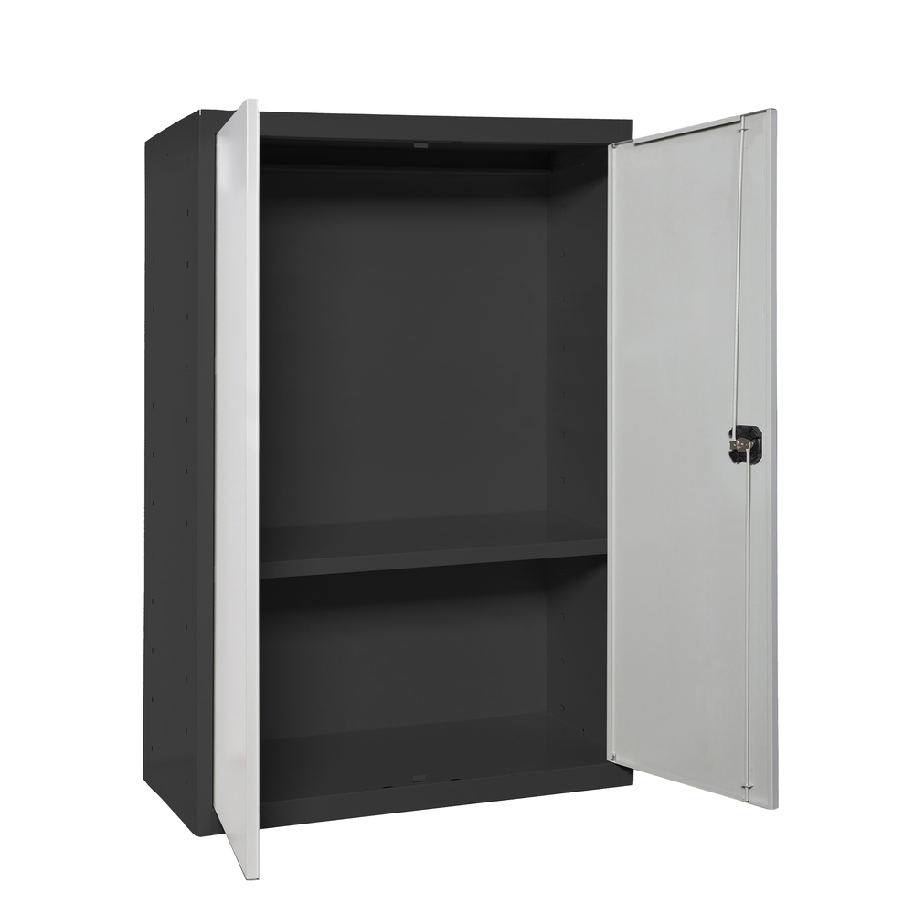 Vestiaire métallique 900x800x400 - 1 niveau Anthracite/Gris - SIMON RACK - 8425437106835