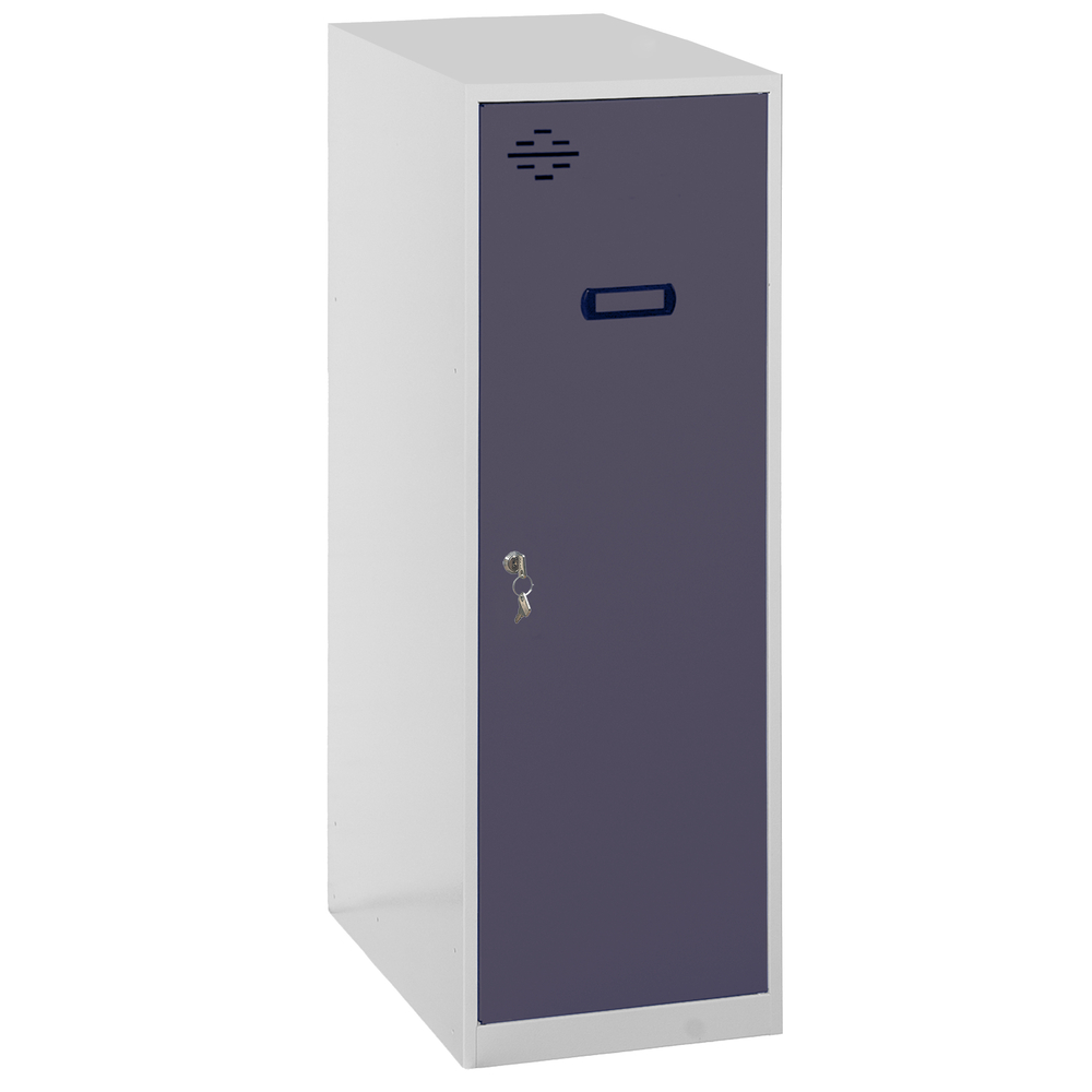 Vestiaire métallique monté 915x300x500 - Gris/Anthracite - SIMON RACK - 8425437108488