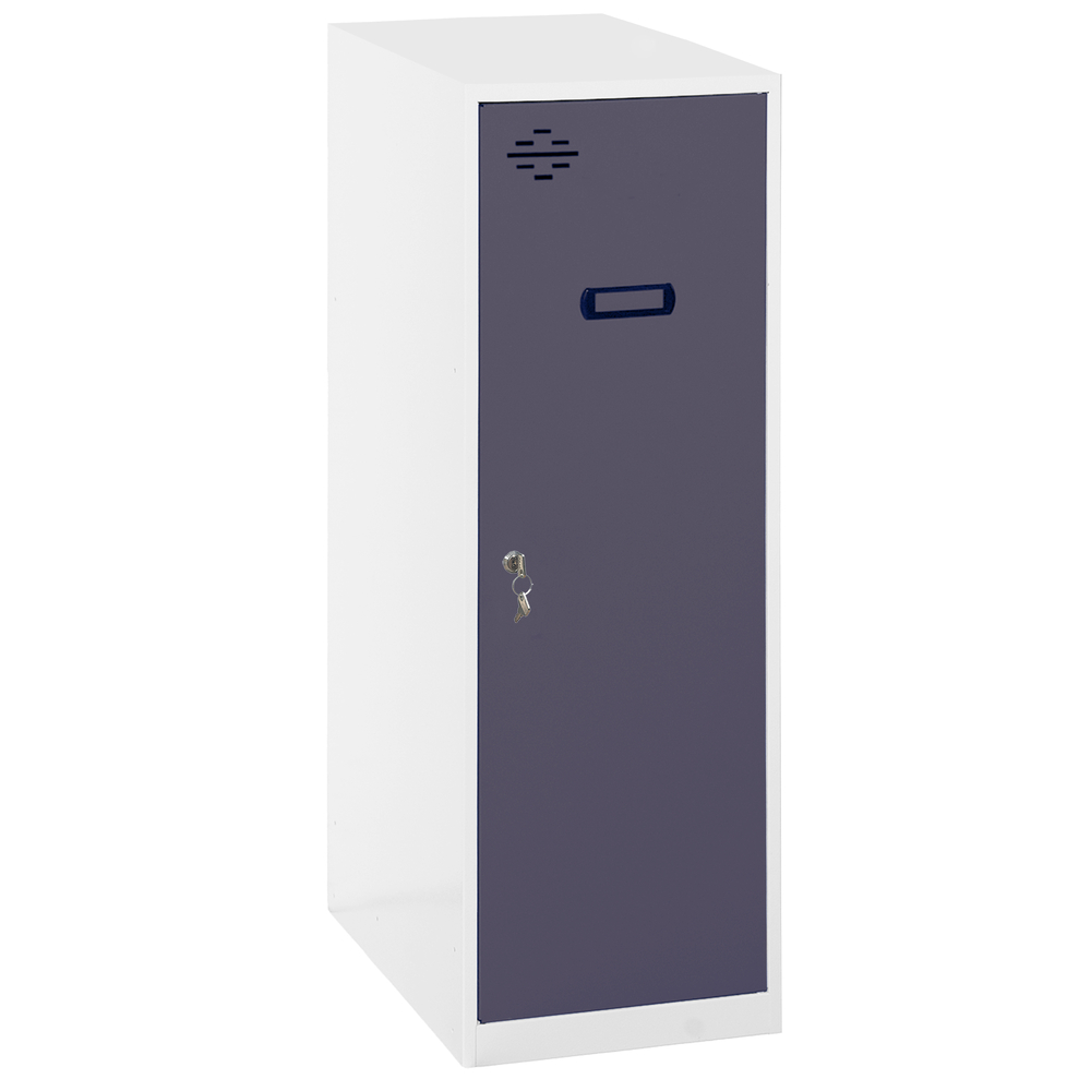 Vestiaire métallique 915x300x500 - Bleu/Anthracite - SIMON RACK - 8425437108594