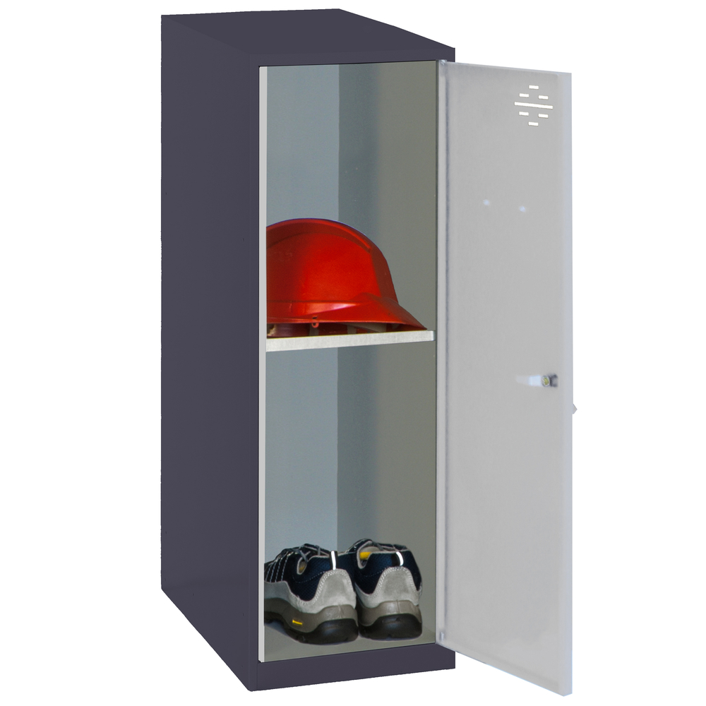 Vestiaire métallique monté 915x300x500 - Anthracite/Gris - SIMON RACK - 8425437117220